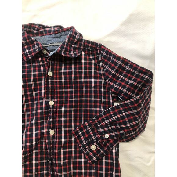 Calvin Klein Jeans Boys Khaki Shorts & Osh Kosh Button Up Shirt size 6 - Picture 3 of 11